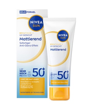 NIVEA SUN Breathable UV Gesicht Mattierend LSF 50+ Solkräm