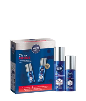 NIVEA MEN Anti-age power set serum og fugtpleje Ansigtsplejesæt