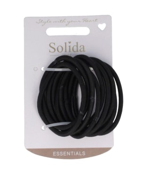 Solida hårsnoddar svarta, 5 cm, 9 st. Hårsnodd