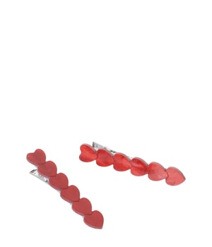 Solida Haarclip mit Herz-Applikationen Barrettes 2 art.