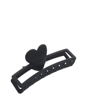 Solida Klamra do włosów z sercem, czarna Klamry do włosów 1 szt.