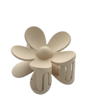 Solida Hårklämma blom, beige Hårklämmor