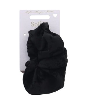 Solida Scrunchie schwarz Hårelastik