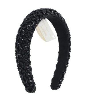 Solida Haarreif mit Strass, schwarz Diadem