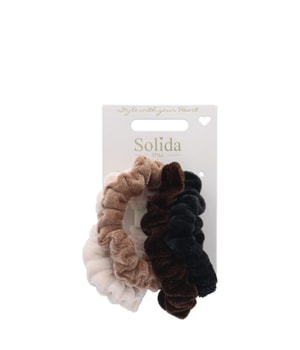 Solida Scrunchie flerfärgad 7 cm Hårsnodd