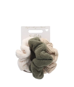 Solida Scrunchie farverig 7,5 cm Hårelastik