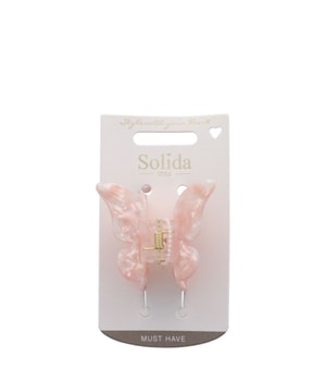 Solida Hårklämma rosa fjärilsspänne Hårklämmor