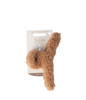 Solida Haarklammer Loop Form Teddy braun Hårklämmor