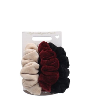 Solida Scrunchie flerfarvet 7 cm Hårelastik