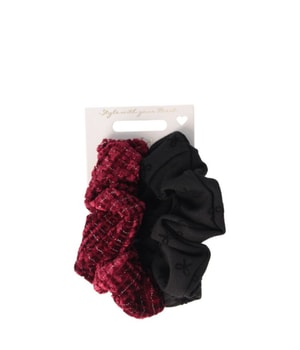Solida Scrunchie flerfarvet 11 cm Hårelastik