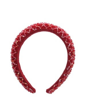 Solida Hårband röd strass Diadem