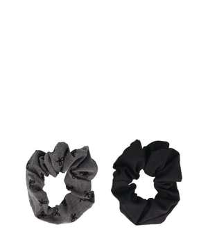 Solida Scrunchie schwarz, grau 11 cm Hårsnodd