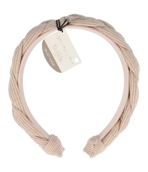 Solida Haarreif beige geflochten Diadeemi