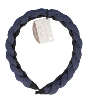 Solida Haarreif geflochten Denim Diadeemi