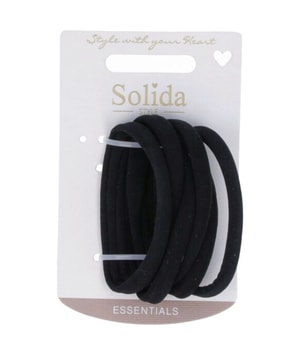 Solida Haargummis schwarz, 6 Stk. Haarelastiek 6 ct
