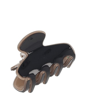 Solida Haarklammer schwarz/beige medio shiny Hårklämmor