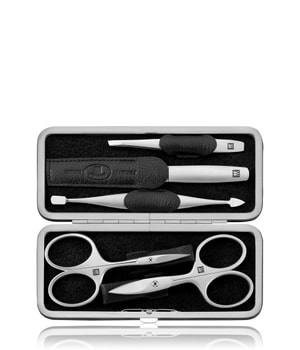 Zwilling Manikyrset 5-delars med nagelsax i svart läder Manikyrset