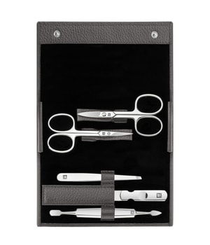 Zwilling Classic manicure set 5 dele, ægte læder, antracit Manicuresæt
