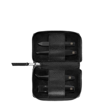 Zwilling Manikyr- och pedikyrset 4-delat med nagelklippare, läder, svart Manikyrset