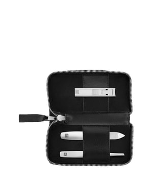 Zwilling Set manucure pédicure 3 pièces avec coupe-ongles compact, vegan, noir Coffret soins des ongles Unisexe