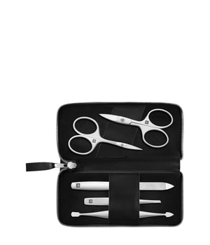 Zwilling Manicure pedicure set - negleplejesæt med 5 dele med neglesaks, vegan, sort Negleplejesæt