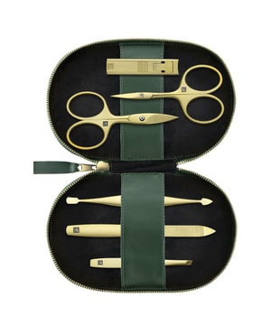 Zwilling Manucure pédicure set de 6 pièces avec Ciseaux à ongles, vegan, vert Coffret soins des ongles Unisexe