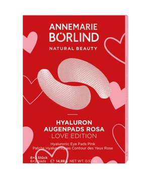 ANNEMARIE BÖRLIND HYALURON AUGENPADS ROSA LOVE EDITION Płatki pod oczy 6 szt.