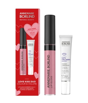 ANNEMARIE BÖRLIND LOVE KISS DUO COLOUR & VOLUME Zestaw do makijażu ust 1 szt. Raspberry