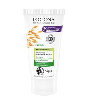 Logona Nourish soothing overnight mask Maseczka do twarzy 50 ml