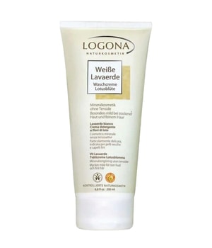 Logona Witte lava-aarde Lotusbloem Douchecrème 200 ml