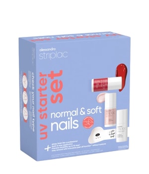 Alessandro Striplac UV Starter Set Normal & Soft Nails - 2 Colours Neglelaksæt