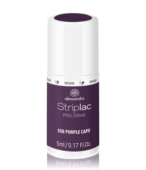 Alessandro Striplac Peel or Soak Gel Nagellak in Nr. 558 - Purple Cape 5 ml