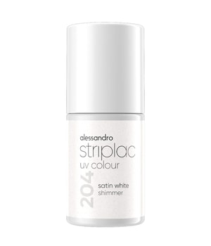 Alessandro Striplac UV Colour The Elegant Nudies Gel Nagellak in Satin White Shimmer 6.5 ml