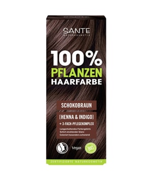Sante 100% coloration végétale Brun chocolat 02 Coloration cheveux 100 g Unisexe