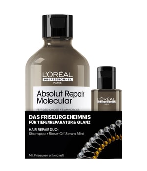 L'Oréal Professionnel Paris Absolut Repair Molecular Shampoo + Rinse-off Serum Duo Hårplejesæt