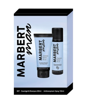 Marbert Man classic steel blue Antiperspirant och duschgel Kroppsvårdsset