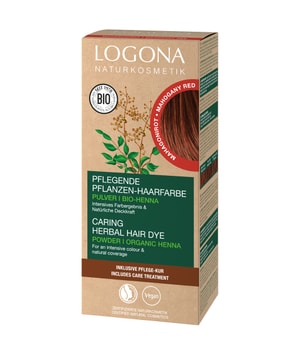 Logona Nourishing plant-based hair dye Powder mahogany red Haarkleur 100 g