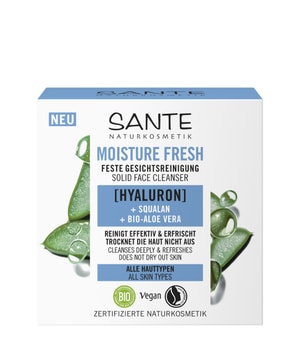 Sante Moisture fresh Vaste Gezichtsreinigingscrème met Hyaluron, Squalaan en Bio-Aloë vera Reinigingscrème 60 g