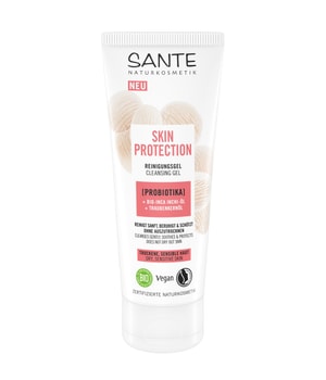 Sante Protection de la peau Gel nettoyant aux Probiotiques, Bio Huile d'Inca Inchi & Huile de Pépins de Raisin Gel nettoyant