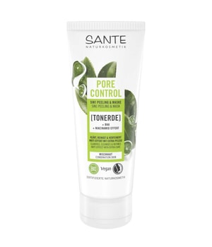 Sante Pore control 5in1 peeling och mask med lera, BHA och niacinamid Rengörande mask