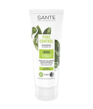 Sante Pore control rengöringsgel med BHA, Niacinamid effekt och ekologiskt grönt te Rengöringsgel