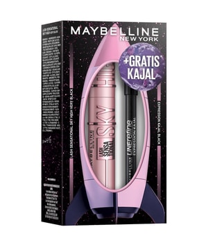Maybelline Sky High Mascara + Expression Kajal Eyeliner - Xmas Coffret Zestaw do makijażu oczu 1 szt. Very Black/Black