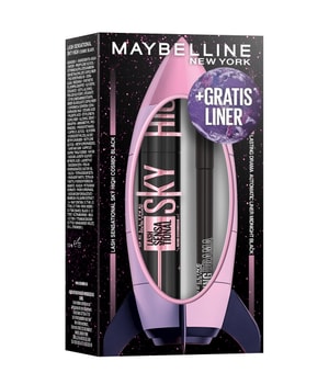 Maybelline Lash Sensational Sky High Cosmic Black + Lasting Drama Automatic Liner - Xmas Coffret Zestaw do makijażu oczu 1 szt. Cosmic Black/Midnight Black