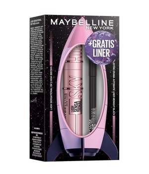 Maybelline Lash Sensational Sky High Brown + Lasting Drama Automatic Liner - Xmas Coffret Zestaw do makijażu oczu 1 szt. Brown/Midnight Black