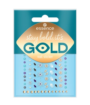 essence stay bold, it's GOLD Nagelsticker