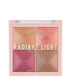 essence Radiant Light paleta rozświetlaczy i róży do policzków odcień Signature Light 11 g można nabyć na stronie Flaconi.pl