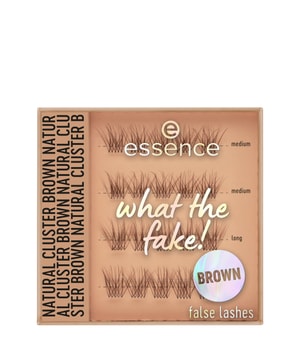 essence what the fake! false lashes - natural cluster brown Øjenvipper