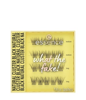 essence what the fake! false lashes - natural cluster black Ögonfransar
