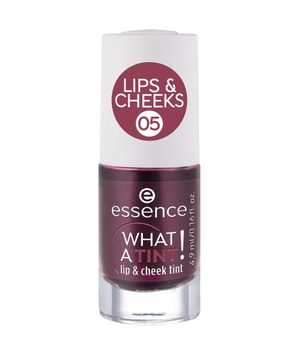 essence WHAT A TINT! blush liquide et brillant à lèvres teinte 05 Velvet Berry 4.9 ml
