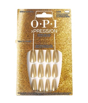 OPI xPRESS/ON Break the Gold Sztuczne paznokcie 1 szt. Gold